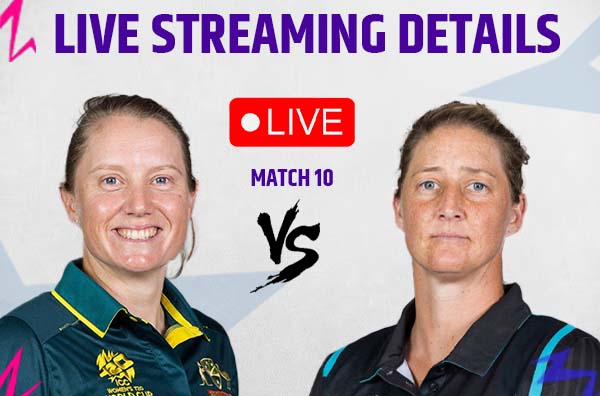 Where to Watch Match 10 – Australia Women vs New Zealand Women? Live Streaming Details