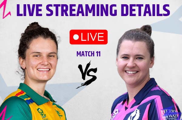 Where to Watch Match 11 – South Africa Women vs Scotland Women? Live Streaming Details