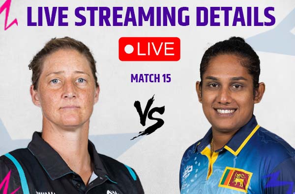 Where to Watch Match 15 – New Zealand Women vs Sri Lanka Women? Live Streaming Details