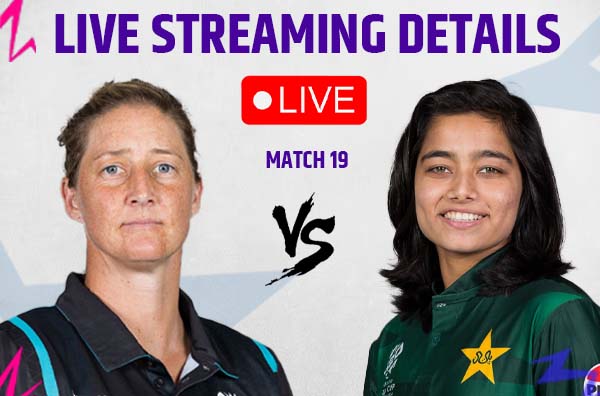 Where to Watch Match 19 – Pakistan Women vs New Zealand Women? Live Streaming Details