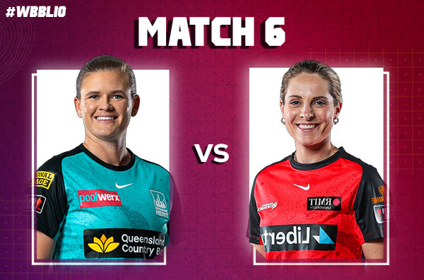 Match 6: Brisbane Heat Women vs Melbourne Renegades Women | Squads | Players to Watch | Fantasy Playing XI | Live Streaming | Pitch Report