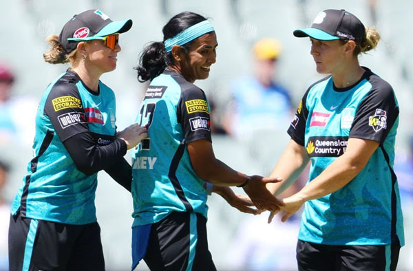 Tahlia McGrath's Fifty in Vain as Charli Knott and Shikha Pandey Seal the Deal for the Heat. PC: Getty