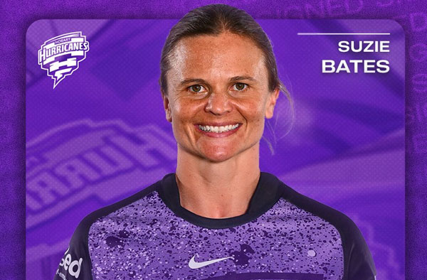 Hobart Hurricanes rope in Suzie Bates as Overseas Replacement for Danielle Wyatt-Hodge. PC: WBBL/X