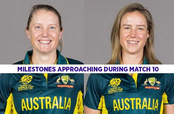 Milestones Approaching during Match 10 between Australia Women vs New Zealand Women. PC: Getty