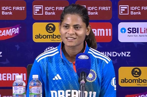 “Take it till the end...," Radha Yadav on her conversations with Saima Thakor during 2nd ODI