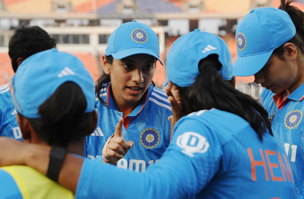 India beat New Zealand by 59 Runs, Saima Thakor and Tejal Hasabnis contribute on their Debut. PC: Getty