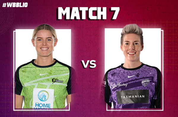 Match 7: Sydney Thunder Women vs Hobart Hurricanes Women | Squads | Players to Watch | Fantasy Playing XI | Live Streaming | Pitch Report