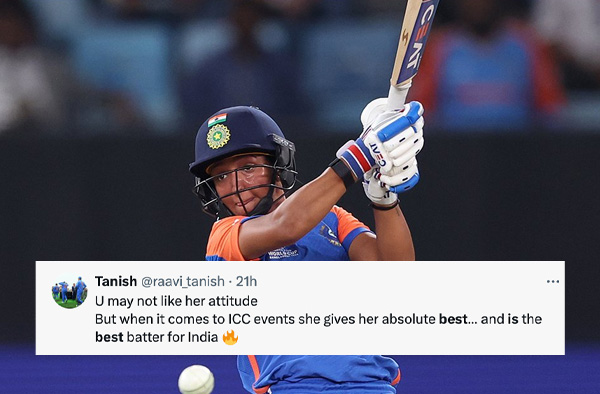 Twitter Celebrates Harmanpreet's Heroics as India Boosts Semifinal Hopes. PC: Getty