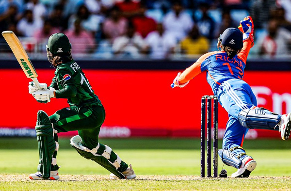 Watch Highlights | India beat Pakistan by 6 Wickets in Dubai on a tricky wicket. PC: ICC