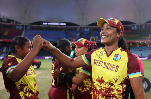 Watch Highlights: Hayley Matthews and Qiana Joseph help West Indies knock England out of Semi-Final race. PC: Getty