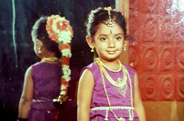 MIthali Raj - all decked for her Bharatnatyam Dance Class