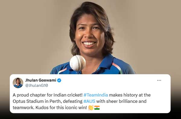 Anjum Chopra lauds Jasprit Bumrah and Jhulan Goswami hails India for Border-Gavaskar Trophy opening win