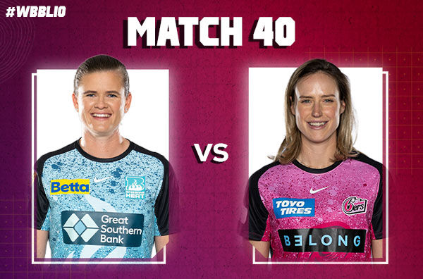 Match 40: Brisbane Heat Women vs Sydney Sixers Women | Squads | Players to Watch | Fantasy Playing XI | Live Streaming | Pitch Report