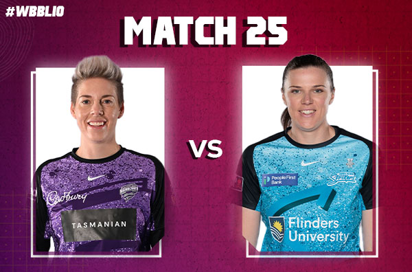 Match 25: Hobart Hurricanes Women vs Adelaide Strikers Women | Squads | Players to Watch | Fantasy Playing XI | Live Streaming | Pitch Report