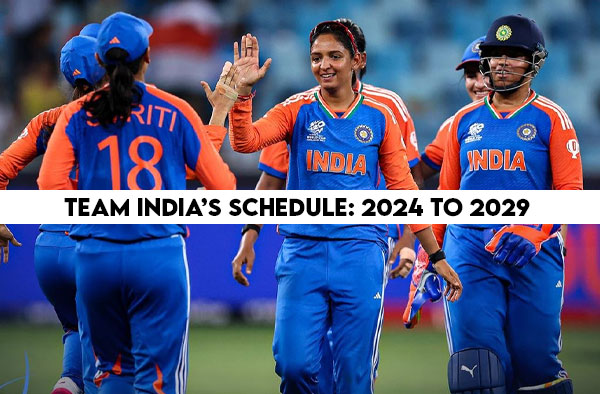 Complete Schedule (FTP) of Indian Women’s Team from 2025 to 2029