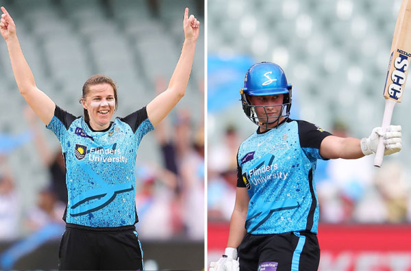 Tahlia McGrath and Madeline Penna play a crucial role in Adelaide Strikers' win