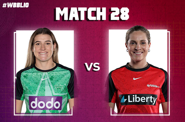 Match 28: Melbourne Stars Women vs Melbourne Renegades Women | Squads | Players to Watch | Fantasy Playing XI | Live Streaming | Pitch Report