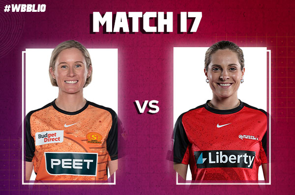 Match 17: Perth Scorchers Women vs Melbourne Renegades Women | Squads | Players to Watch | Fantasy Playing XI | Live Streaming | Pitch Report