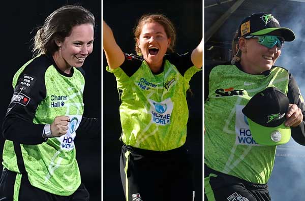 Sam Bates, Hannah Darlington, and Anika Learoyd extend stay at Sydney Thunder with new contracts