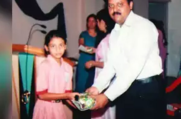 Smriti Mandhana's childhood photo