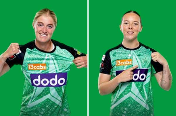 Sophie Day and Rhys McKenna recommit to Melbourne Stars