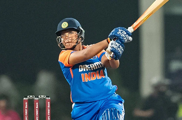 Richa Ghosh Smashes Record-Breaking Fastest Fifty by an Indian in Women's T20Is. PC: BCCI