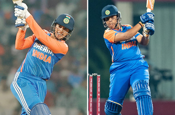 Smriti Mandhana and Richa Ghosh Propel India to Record 217 Against West Indies. PC: BCCI