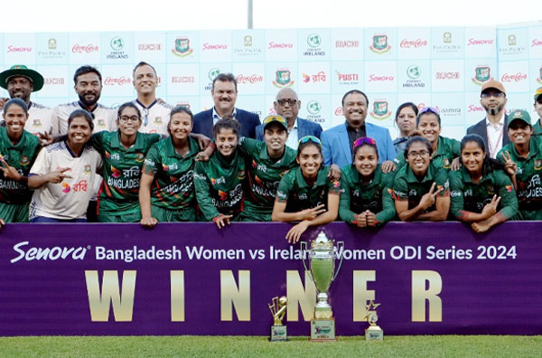 Spinners, Sharmin Akhter and Fargana Hoque deliver a comprehensive win as Bangladesh completes an ODI whitewash