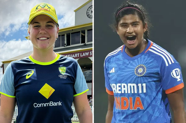 Georgia Voll and Titas Sadhu makes their ODI debut during 1st ODI at Brisbane