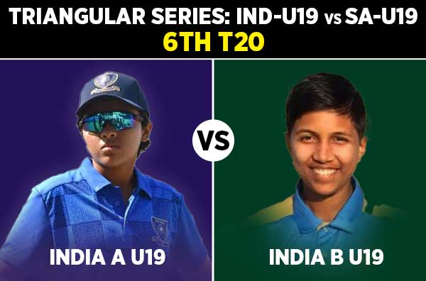 Match 6: India A Under-19 Women vs India B Under-19 Women | Squads | Players to Watch | Fantasy Playing XI | Live Streaming | Pitch Report