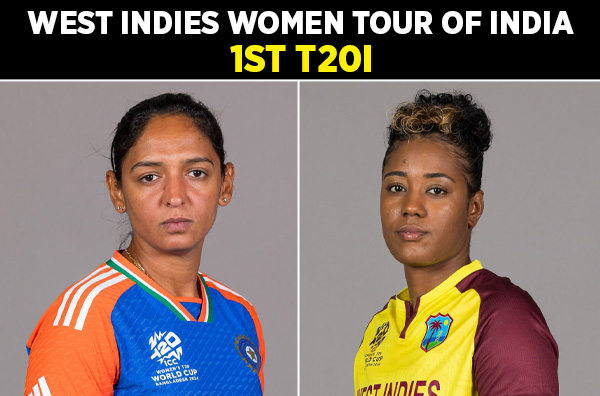 1st T20I: India Women vs West Indies Women | Squads | Players to Watch | Fantasy Playing XI | Live Streaming | Pitch Report