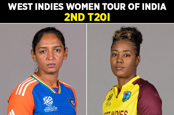 2nd T20I: India Women vs West Indies Women | Squads | Players to Watch | Fantasy Playing XI | Live Streaming | Pitch Report