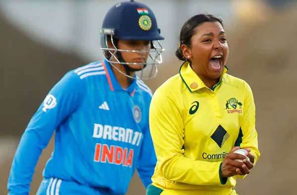 Why was Indian Women team fined 10% of their match fee for 2nd ODI against Australia?