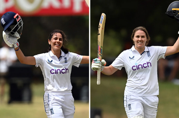 Debutant Maia Bouchier and Nat Sciver-Brunt's centuries headline Day 1 of South Africa - England Test