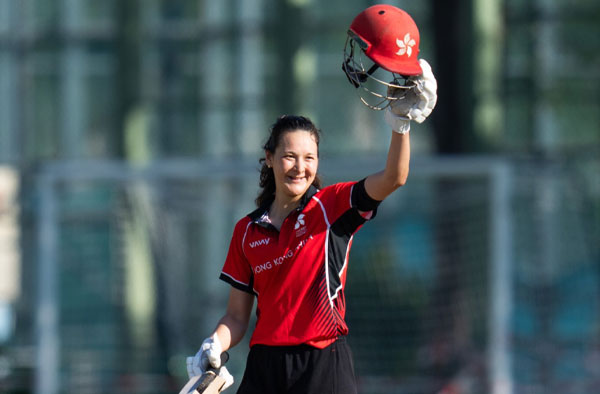 Mariko Hill rewrites her career-best with 66-ball 106 against China