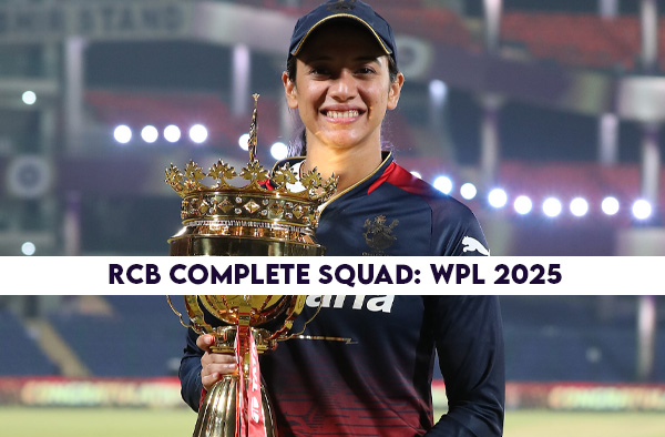 WPL 2025: Complete Squad for Royal Challengers Bengaluru