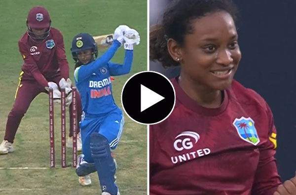 Watch Video: Zaida James returns best ODI bowling figures for West Indies against India