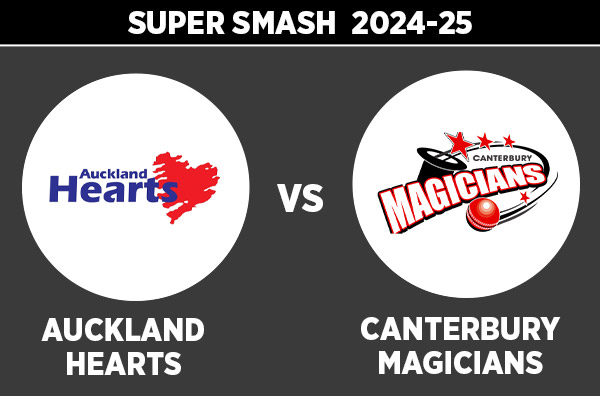 Match 6: Auckland Hearts vs Canterbury Magicians | Squads | Players to Watch | Fantasy Playing XI | Live Streaming | Pitch Report