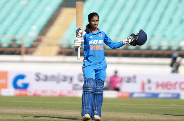 Jemimah Rodrigues’ Maiden ODI Century Leads India to a Series-Clinching Victory. PC: BCCI