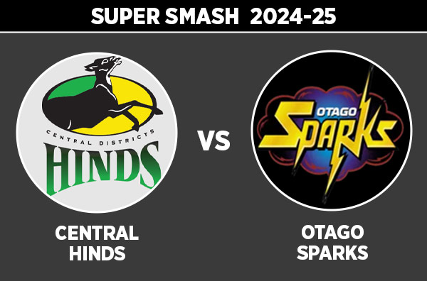 Match 12: Central Hinds vs Otago Sparks | Squads | Players to Watch | Fantasy Playing XI | Live Streaming | Pitch Report