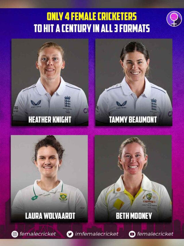 Female Cricketers with Centuries in All International Formats