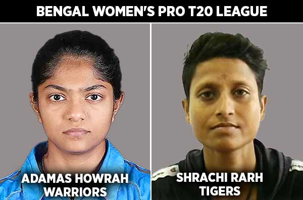 Match 17: Adamas Howrah Warriors Women vs Shrachi Rarh Tigers Women | Squads | Players to Watch | Fantasy Playing XI | Live Streaming | Pitch Report