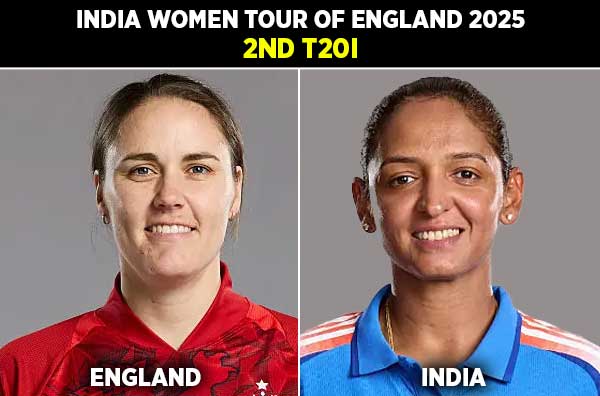 2nd T20I: England Women vs India Women | Squads | Players to Watch | Fantasy Playing XI | Live Streaming | Pitch Report