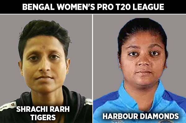 Match 15: Shrachi Rarh Tigers Women vs Harbour Diamonds Women | Squads | Players to Watch | Fantasy Playing XI | Live Streaming | Pitch Report