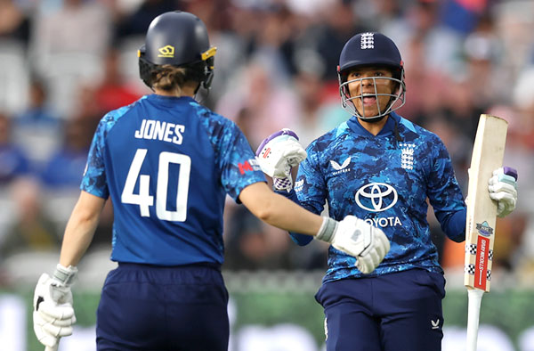 Sophie Ecclestone Leads England to Series-Levelling Win in Rain-Curtailed ODI at Lord’s. PC: England Cricket