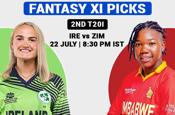 Fantasy Picks XI for Ireland Women vs Zimbabwe Women – 2nd T20I at Dublin