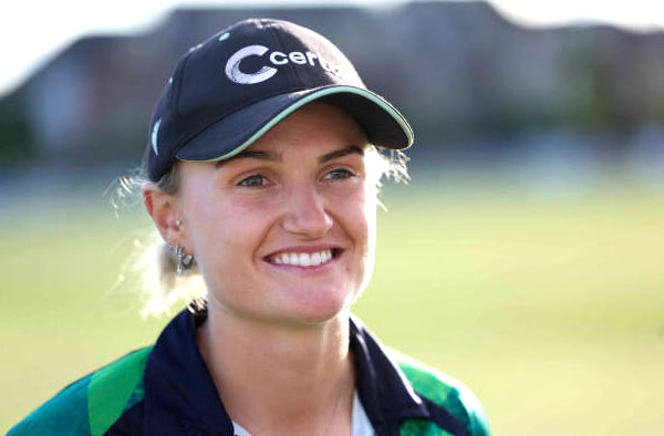 Gaby Lewis Becomes First Irish Woman to Score 4,000 International Runs. PC: Getty