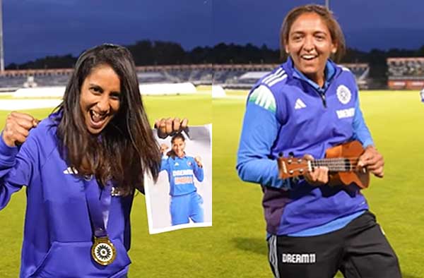 India Women Celebrate Fielding Excellence: Harmanpreet Kaur and co. shine after Series Win vs England. PC: BCCI Women / X