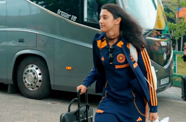 Watch Video: Team India Travels from London to Newcastle Ahead of ODI Series Decider. PC: BCCI Women
