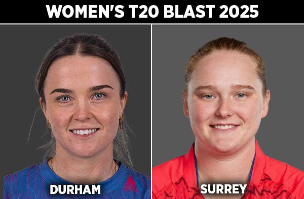 Match 50: Durham Women vs Surrey Women | Squads | Players to Watch | Fantasy Playing XI | Live Streaming | Pitch Report